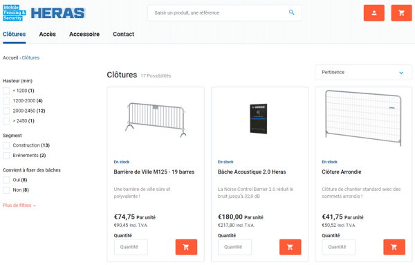 Snippit BE-FR webshop